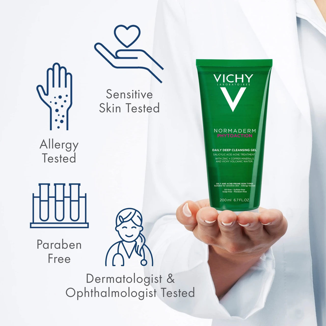 Vichy Normaderm Daily Deep Cleansing Gel - 150ml