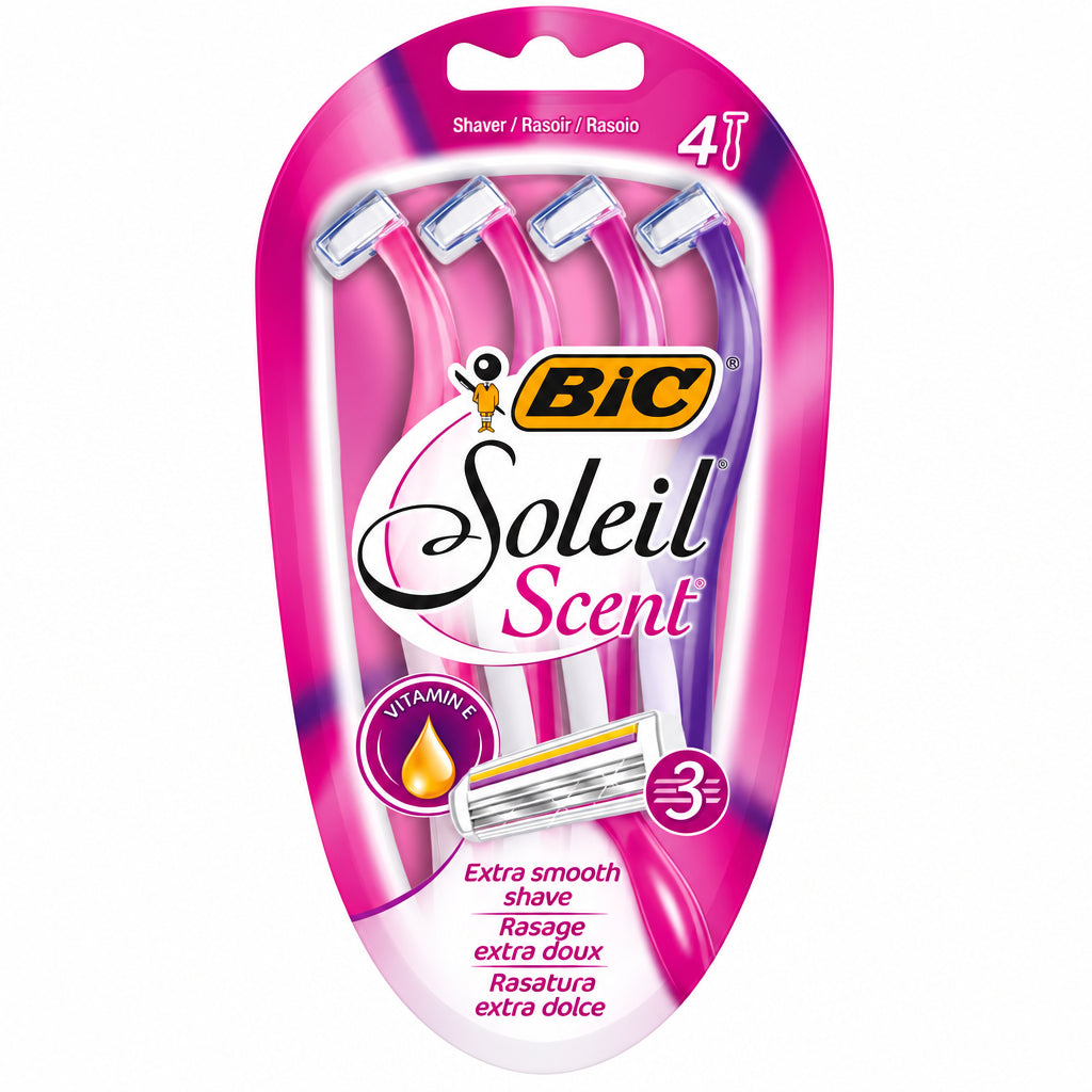 Bic Soleil Scent Disposable Women Razors - Pack Of 4