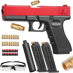 Soft Bullet Toy with Shell Ejection Magazine