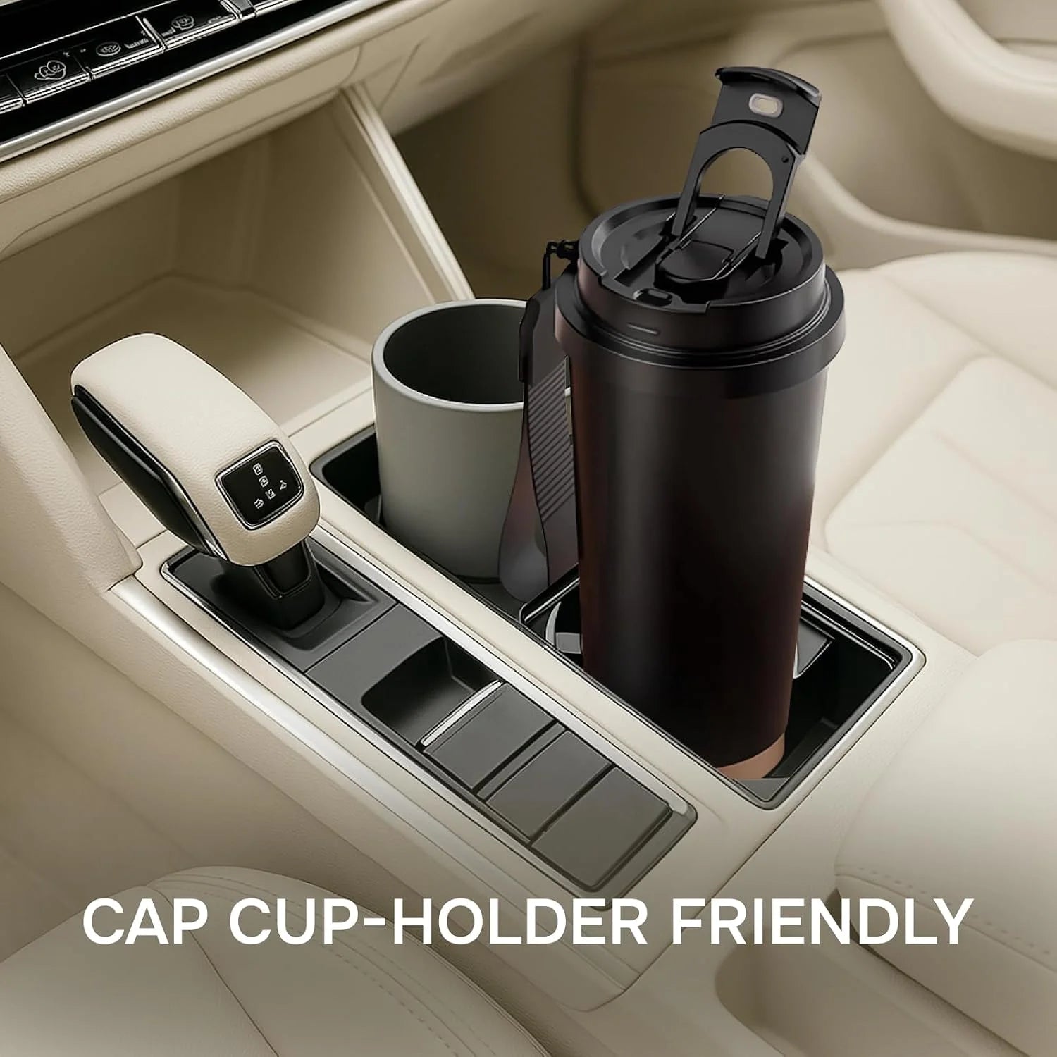 Stainless Steel Vacuum Insulated Cup with Straw - 530ml