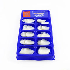 100-Pcs Natural Transparent Artificial Nails