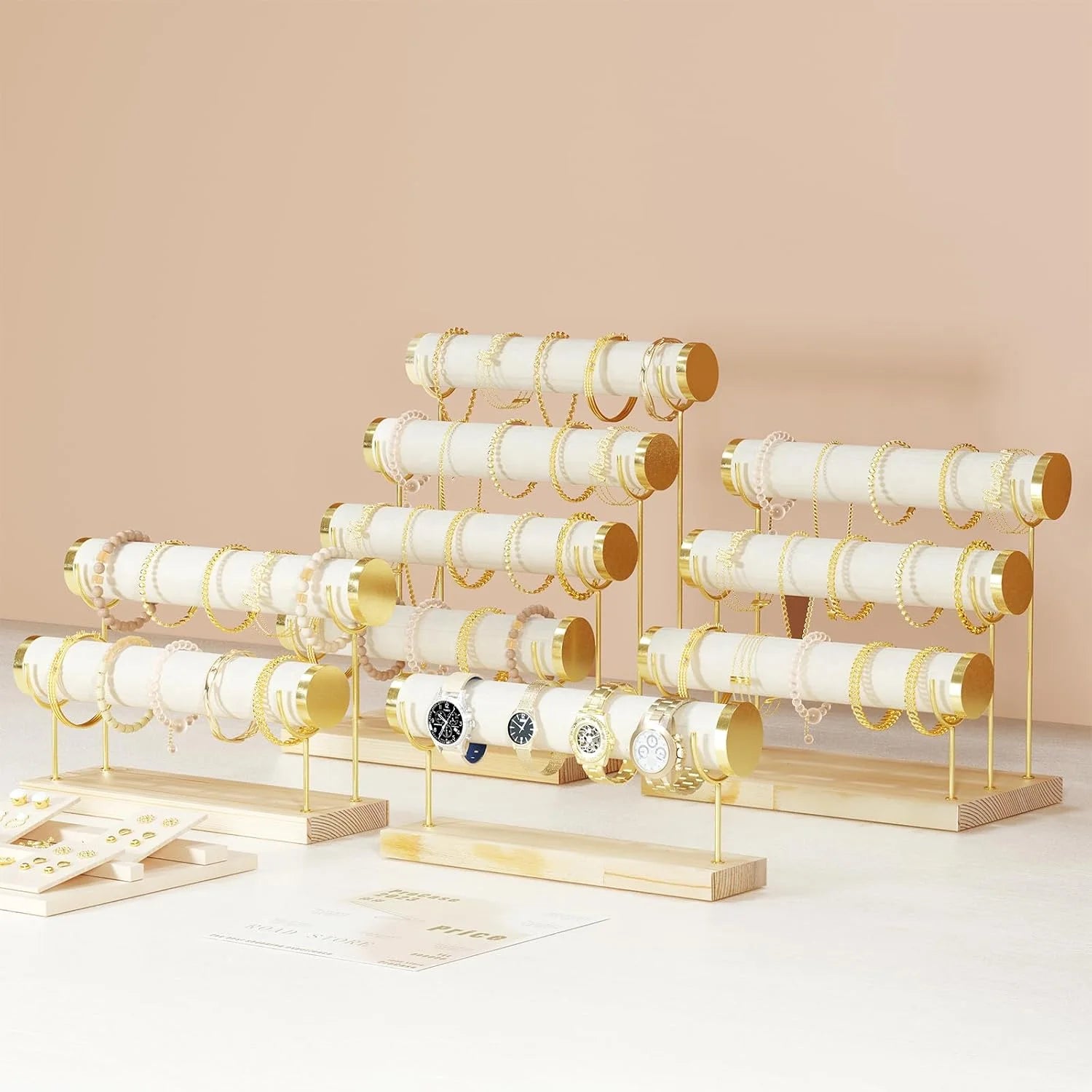 3-Tier Velvet Bracelet & Bangle Display Stand