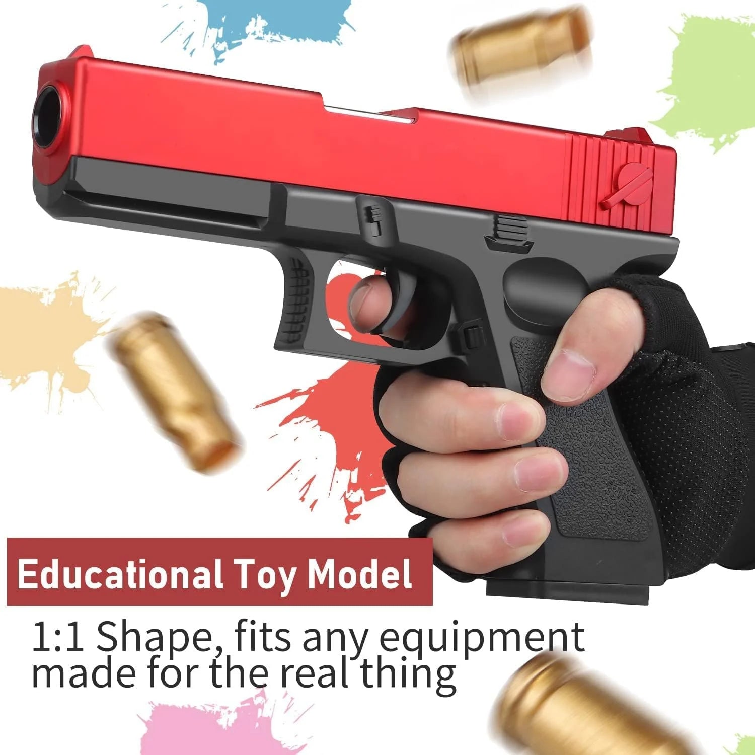 Soft Bullet Toy with Shell Ejection Magazine