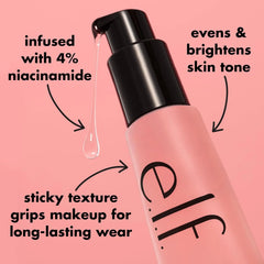 ELF Power Grip Primer + 4% Niacinamide, Gel-Based & Hydrating Face Primer - 24ml