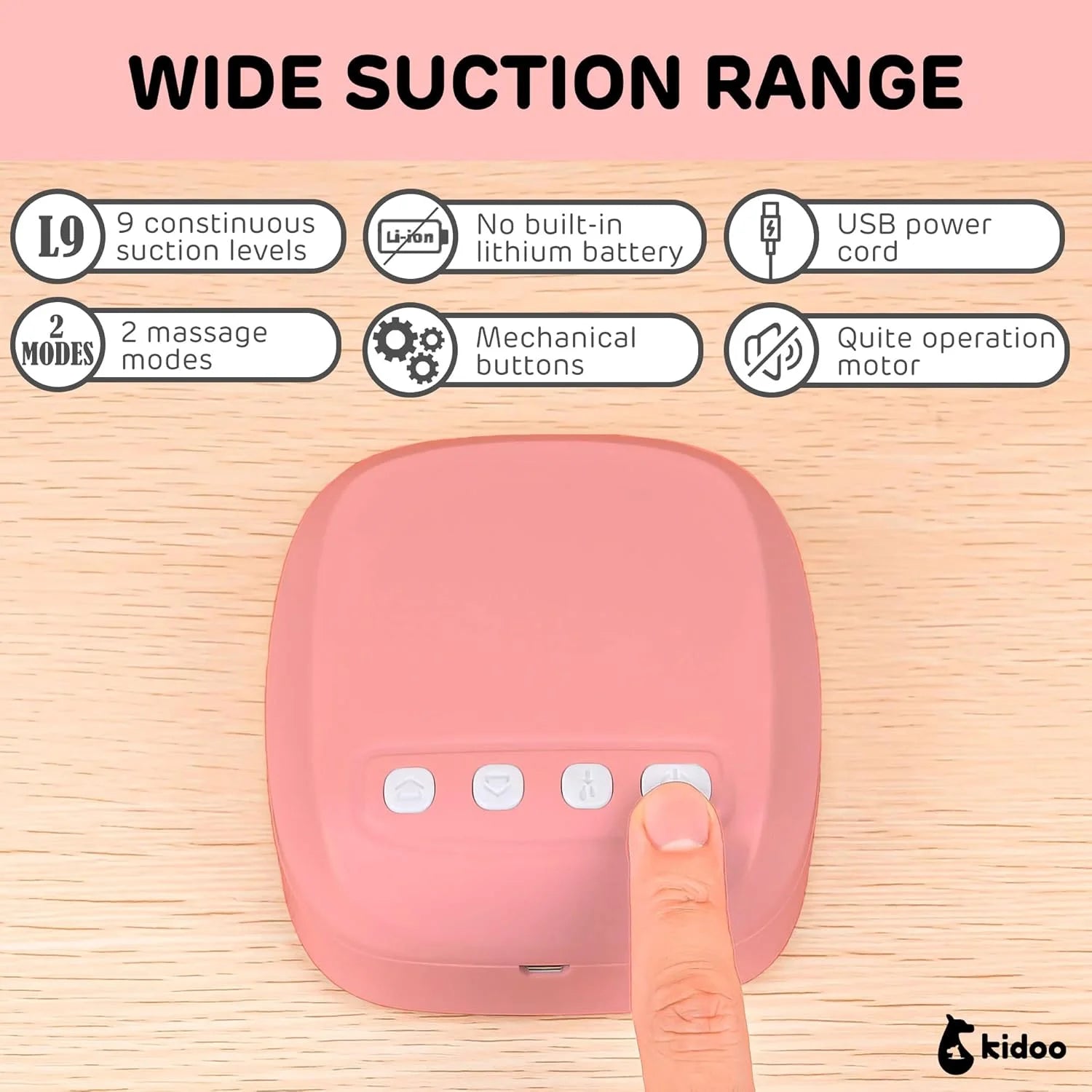 Electric Breast Pump for Soft, Comfortable and Fast Extraction