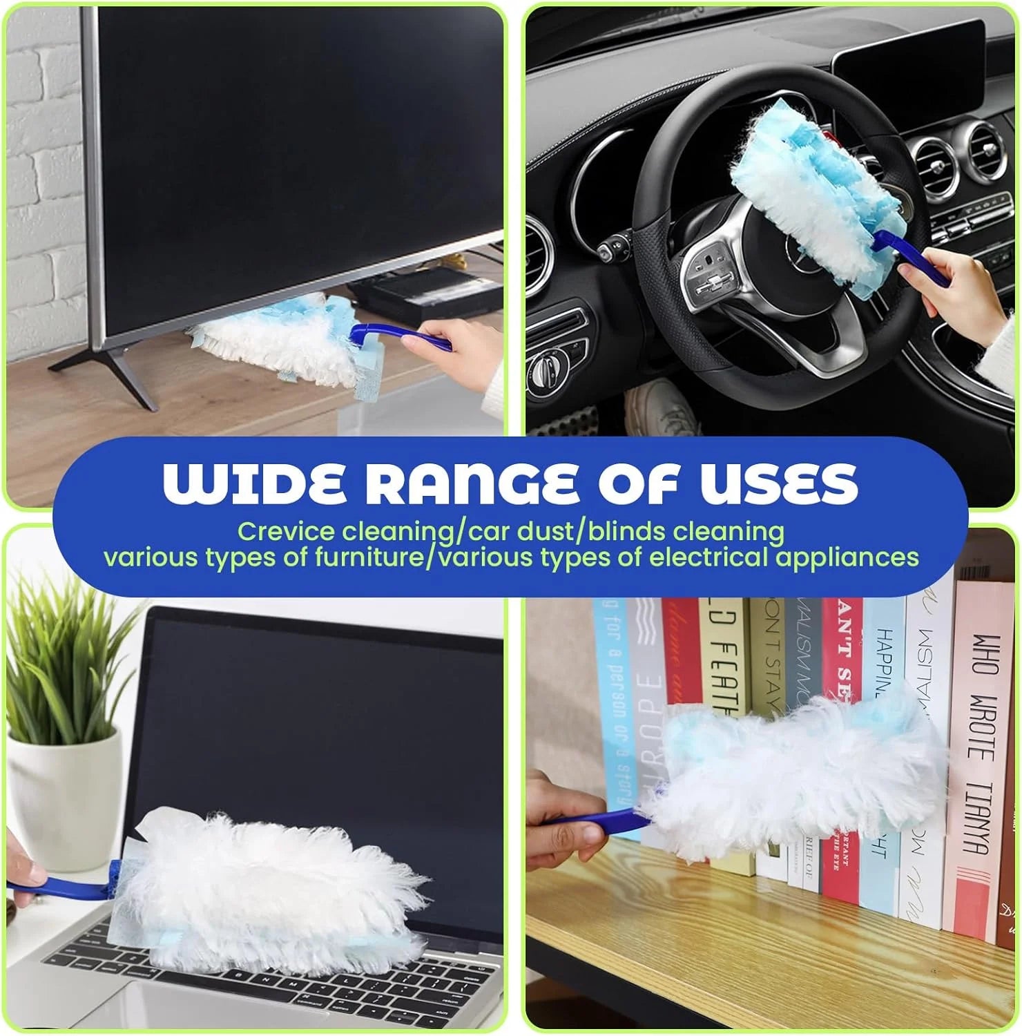 Static Dusting Brush Handheld Suitable for Living Room, Bedroom