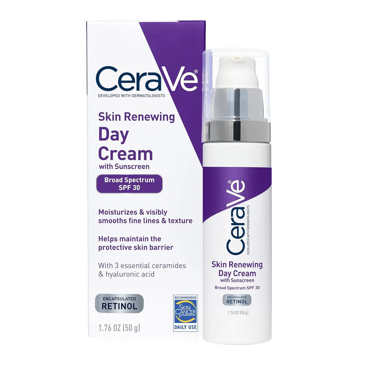 Original CeraVe Skin Renewing Day Cream SPF 30 - 50g