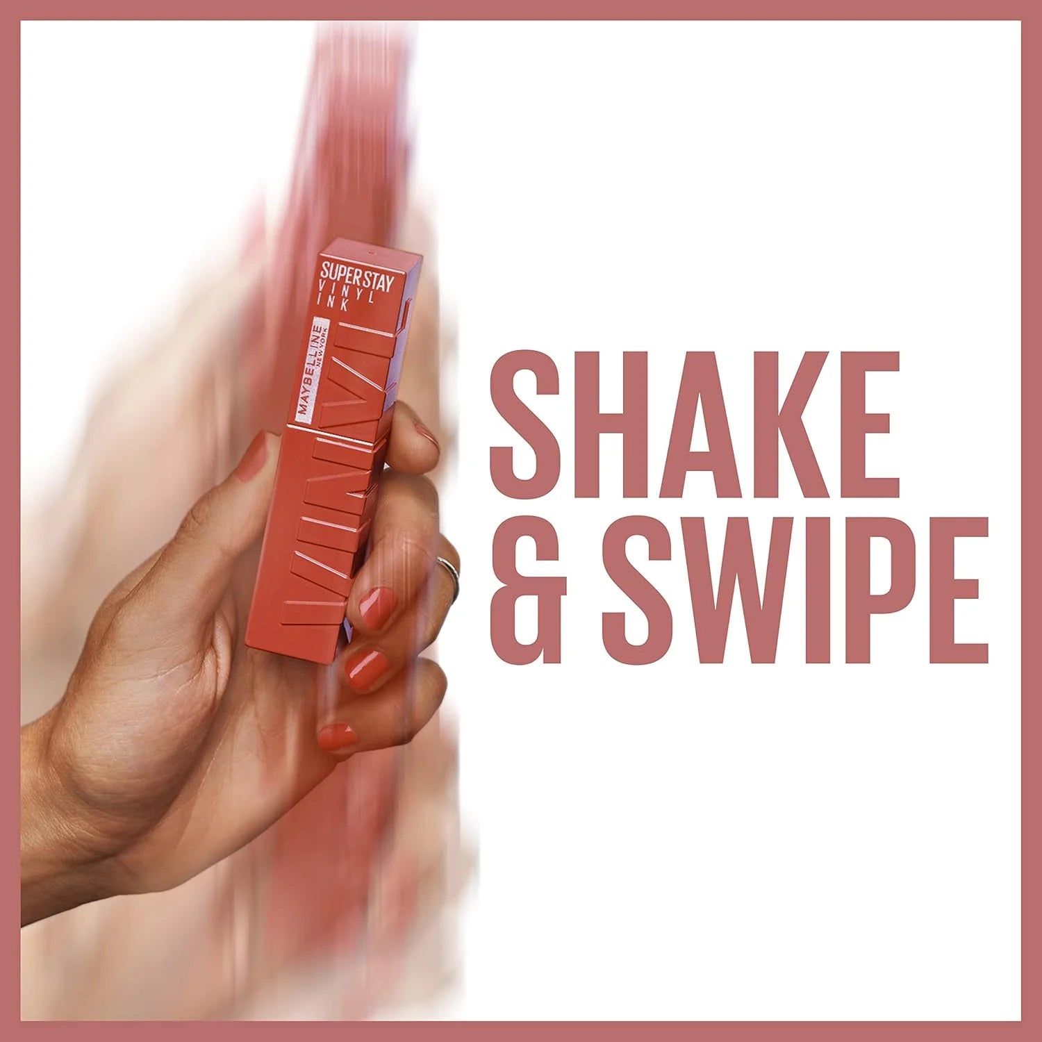 Original Maybelline Super Stay Vinyl Ink Liquid Lipstick - Peppy 130