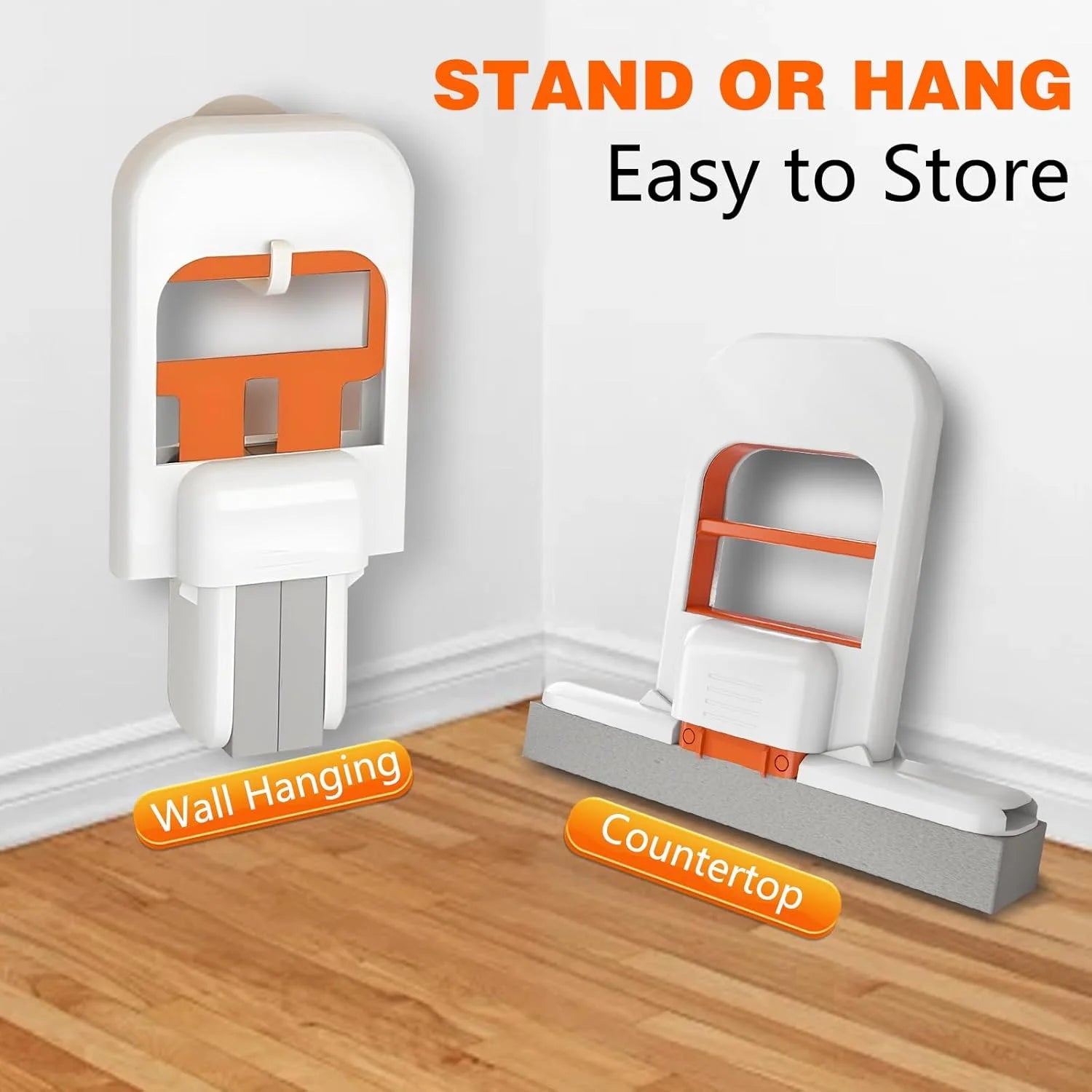 Self Squeezing Mini Mop, Wet and Dry Use Cleaning System