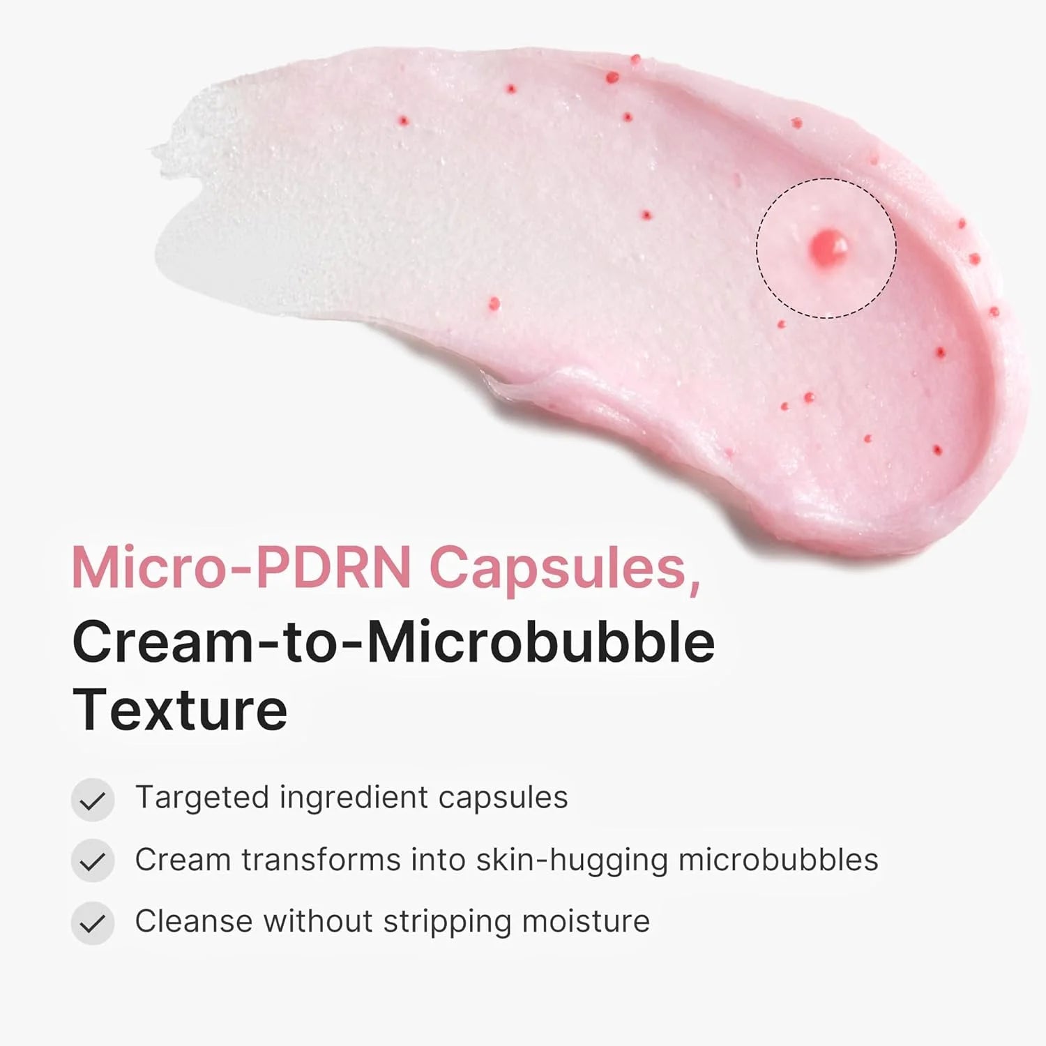 Medicube PDRN Pink Glutathione Capsule Foam Cleanser  - 120g
