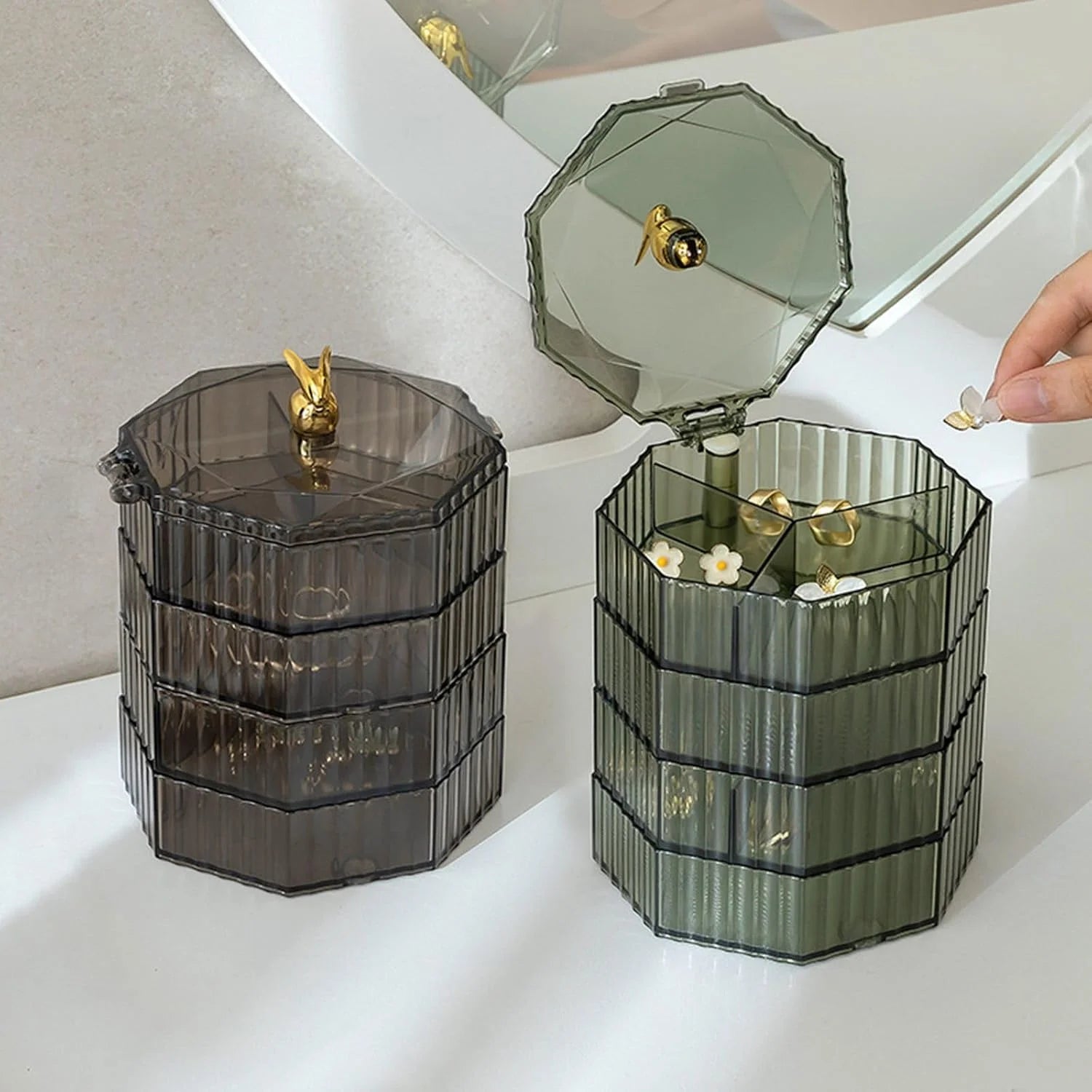 4-Layer Acrylic Jewellery Box