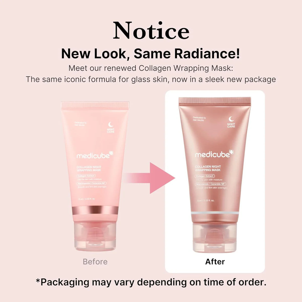 Medicube Collagen Night Wrapping Mask - 75ml - Made in Korea