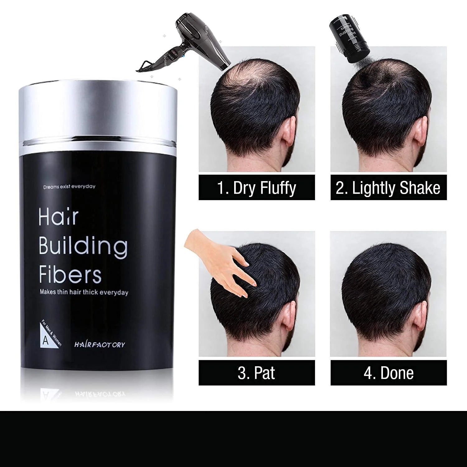 Dexe Hair Building Fibers -  22g