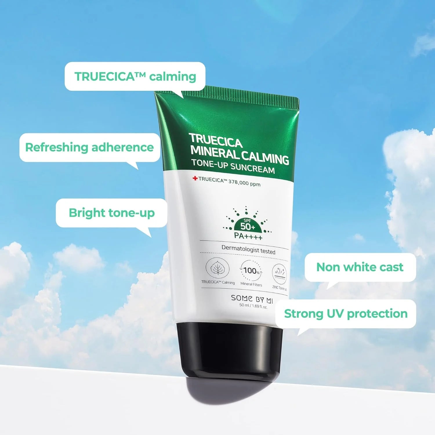 Some By Mi ruecica Mineral Calming Tone-Up Suncream -  50ml
