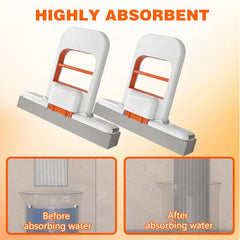Self Squeezing Mini Mop, Wet and Dry Use Cleaning System