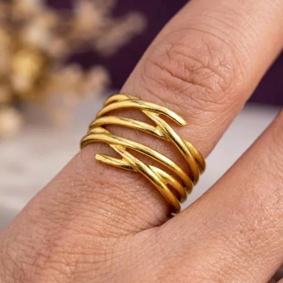 Minimal Korean Look Adjustable Ring