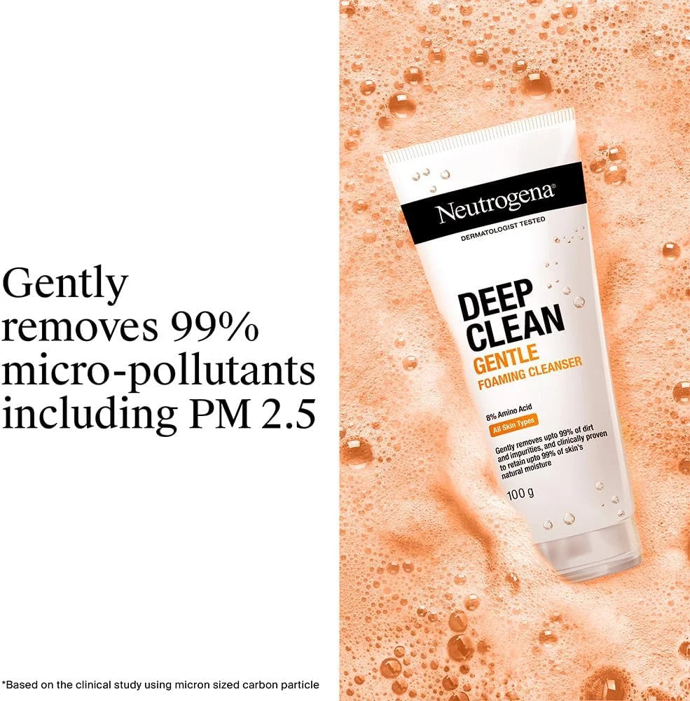 Neutrogena Deep Clean Gentle Foaming Cleanser  - 100g