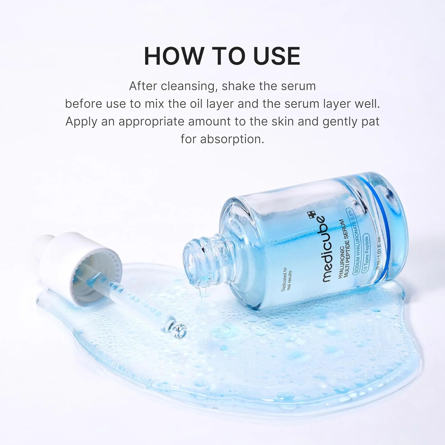 Medicube Hyaluronic Multi Peptide PDRN Serum for Glowing and Soothing - 30ml - Made in Korea