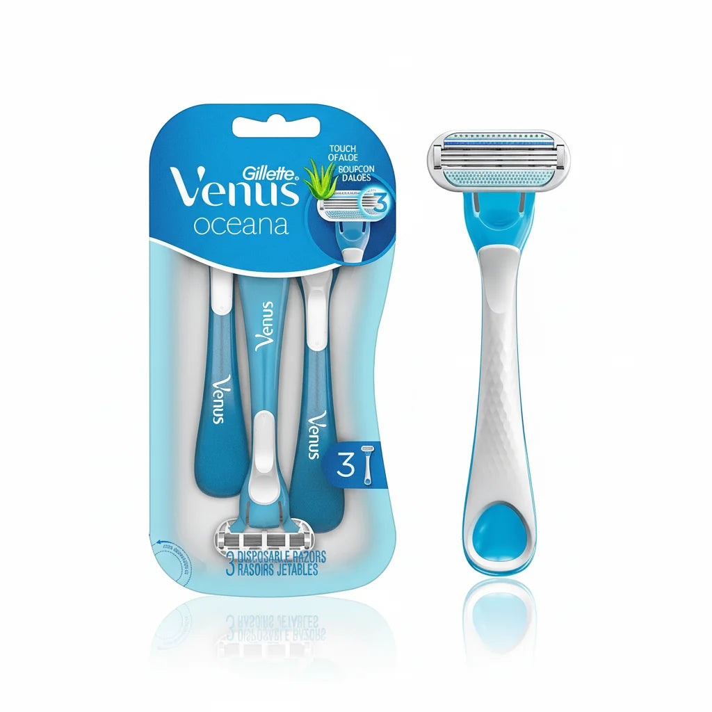 Gillette Venus Oceana Women's Disposable Razor - 3 Pcs