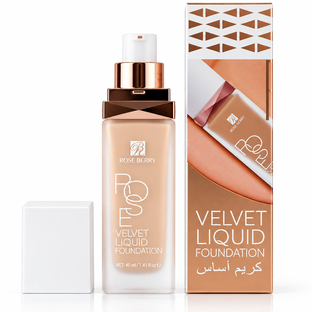 Rose berry Velvet Liquid Foundation - 40ml
