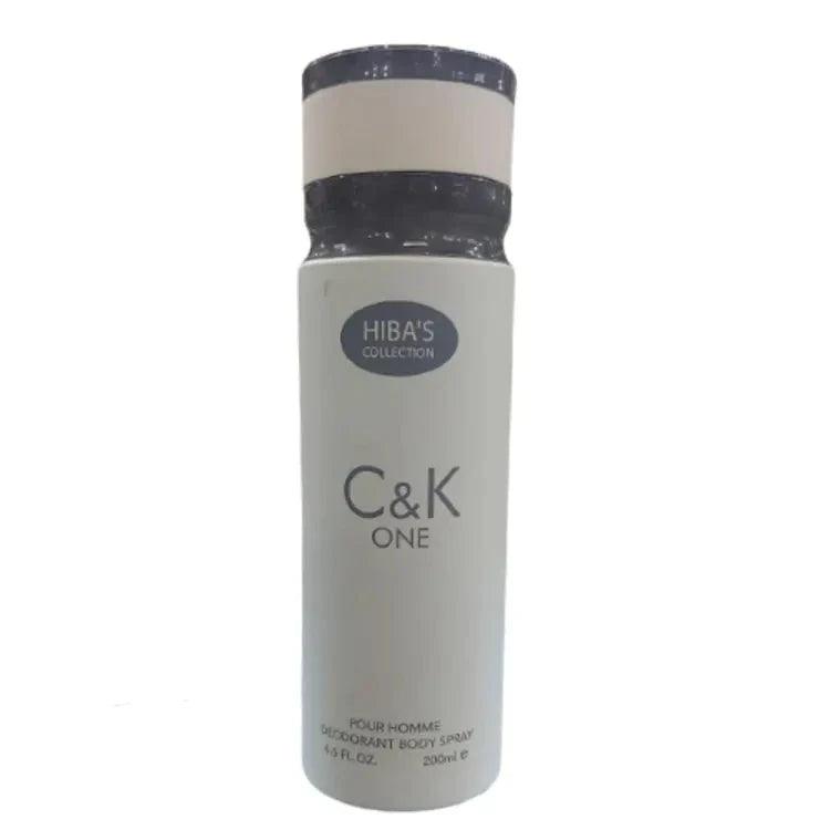 Hiba's Collection C&K One Pour Homme Deodorant Body Spray – 200ml