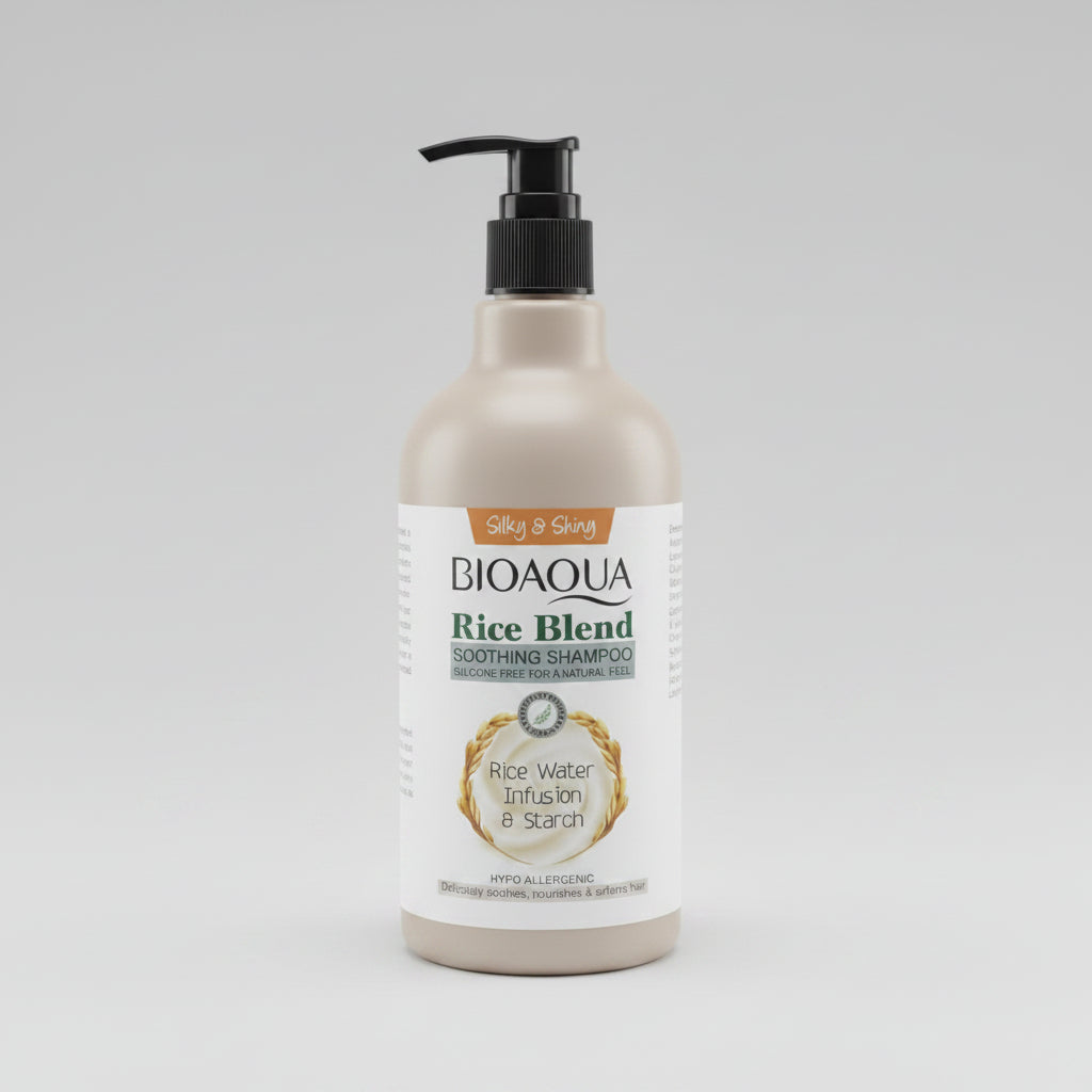 Bioaqua Rice Blend Soothing Shampoo- 500ml