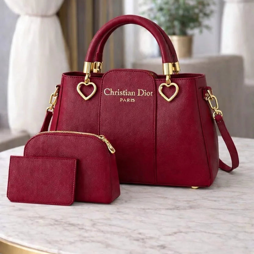 Christian Dior Paris 3 in 1 Handbag Set