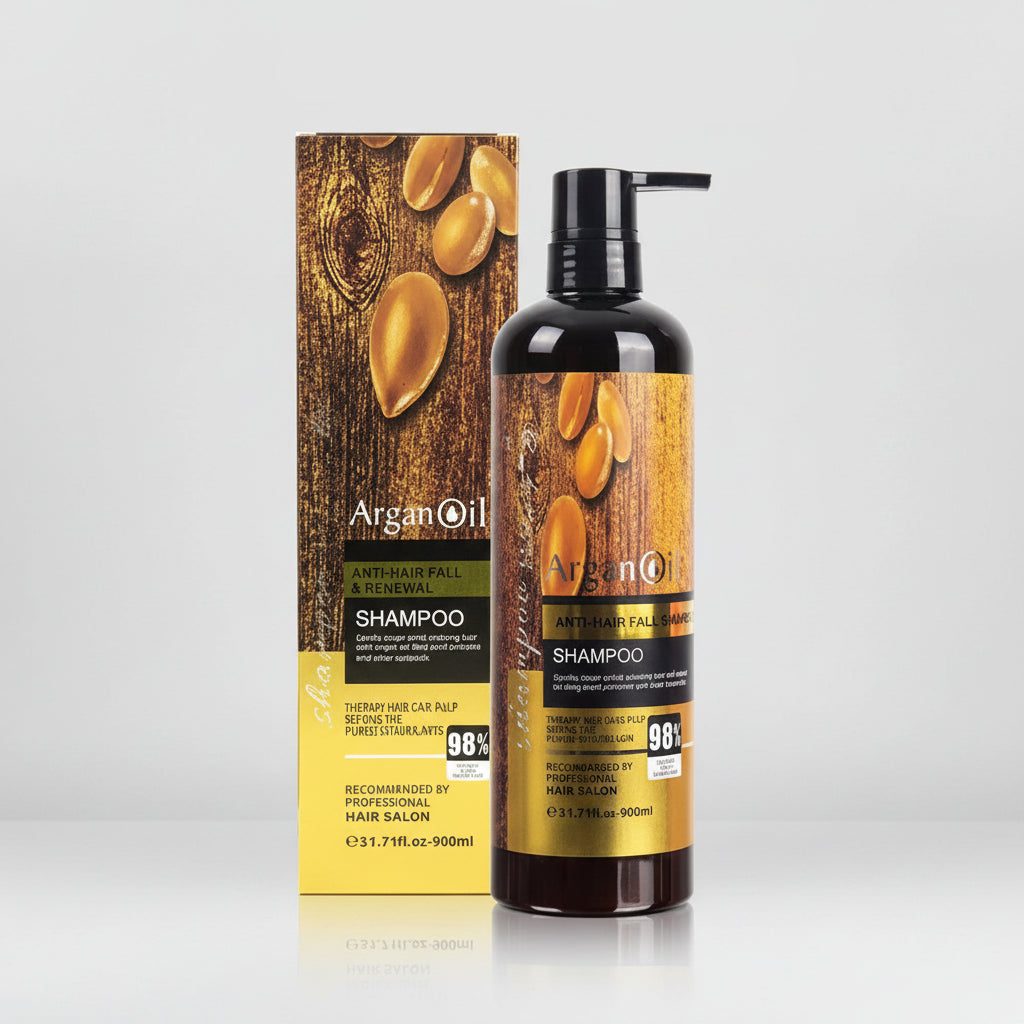 Argan Oil Nourishing Olive Moisture Professional Hair Shampoo - 900ml