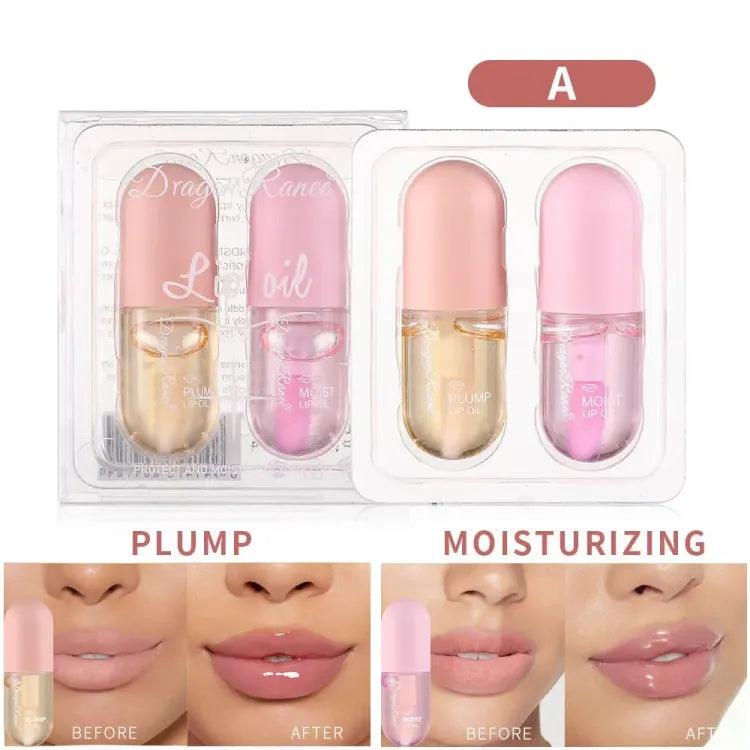 2 Pcs Instant Volumizing Lips Plumper Essential Oil
