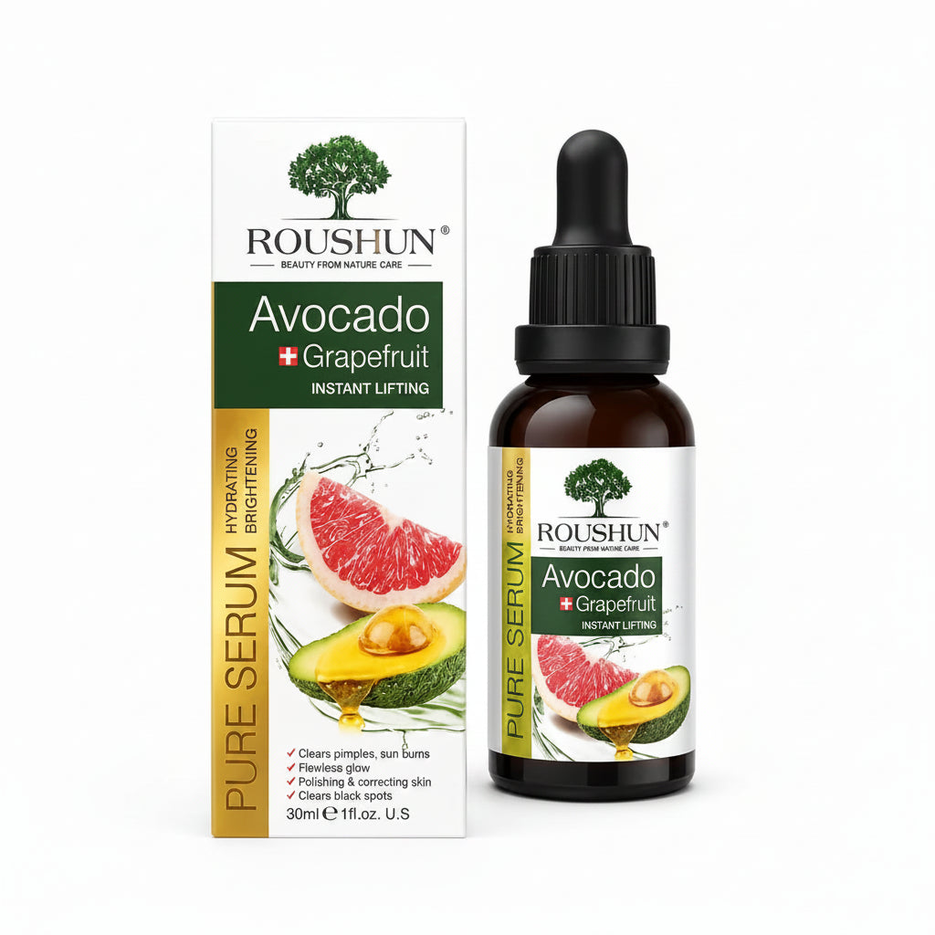 Roushun Avocado & Grapefruit Instant Lifting Pure Serum - 30ml - Each