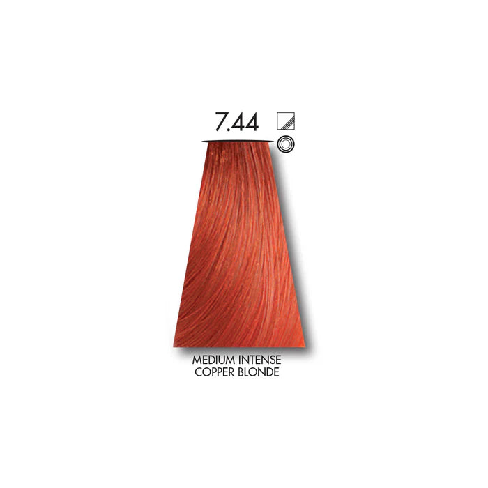 Keune Tinta Deal Medium Intense Copper Blonde 7.44 with Keune Developer 20 Volume - 60 ml