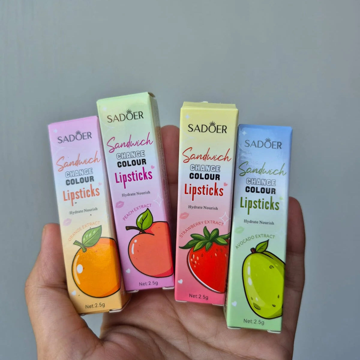 Sadoer Sandwich Temperature Changing Lipstick