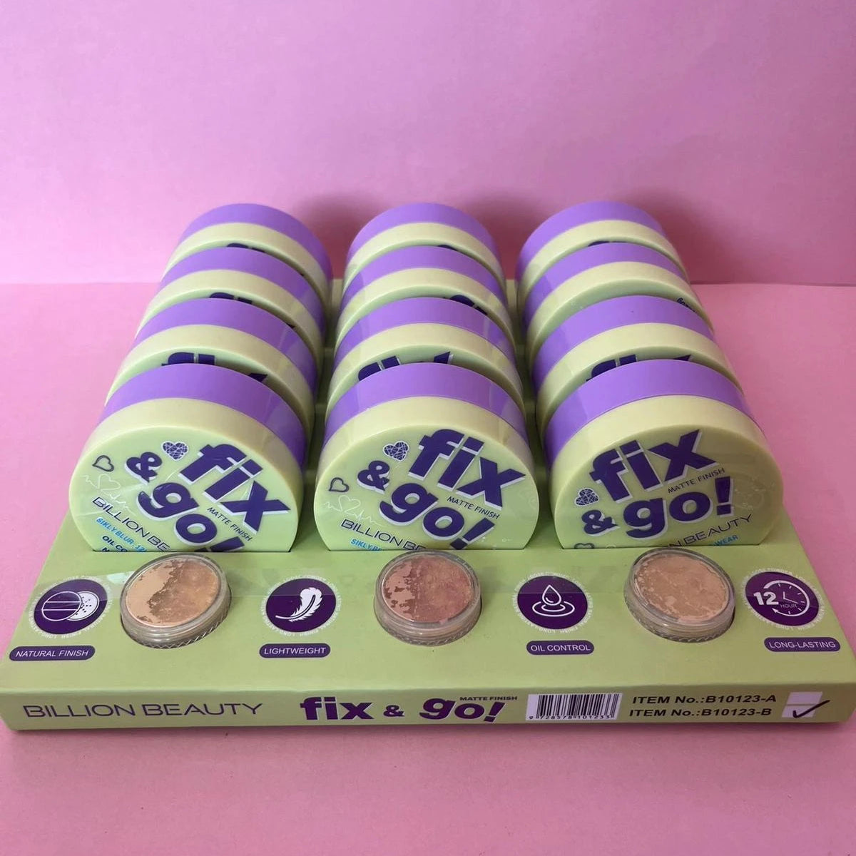 Billion Beauty Matte Finish Fix & Go Loose Powder