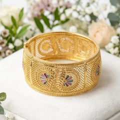 Gold Color Malti Color Adjustable Kara