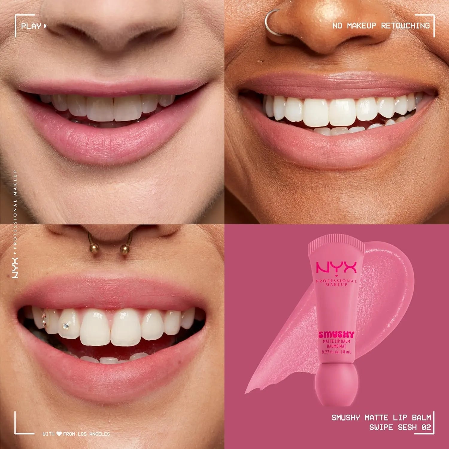 NYX Professional Makeup - Smushy Matte Lip Balm - 8ml