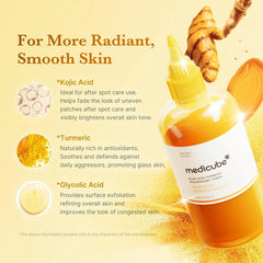 Medicube Kojic Acid Turmeric Resurfacing Toner - 250ml