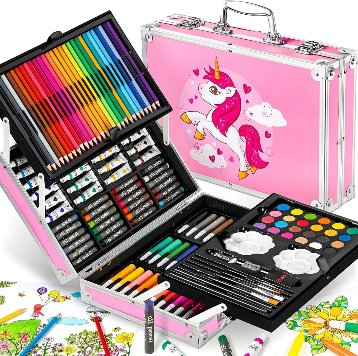 Art Set Premium Briefcase 4-Sides - 145 Pcs