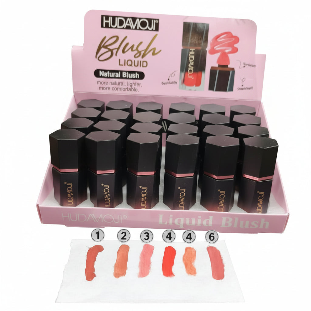 Hudamoji Natural Long Lasting Matte Cheek Liquid Blusher