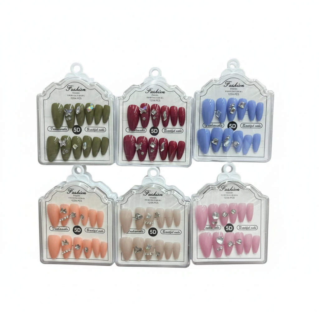 Fashion 5D Rhinston Style Nails