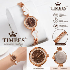 TIMEES Ladies Jewelry Watch – Elegant Collection