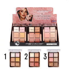 MSYAHO Effortless Chic Terracotta - 6 Color Eyeshadow Palette
