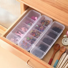 1Pc Household Hair Accessories Five Compartment Storage Box