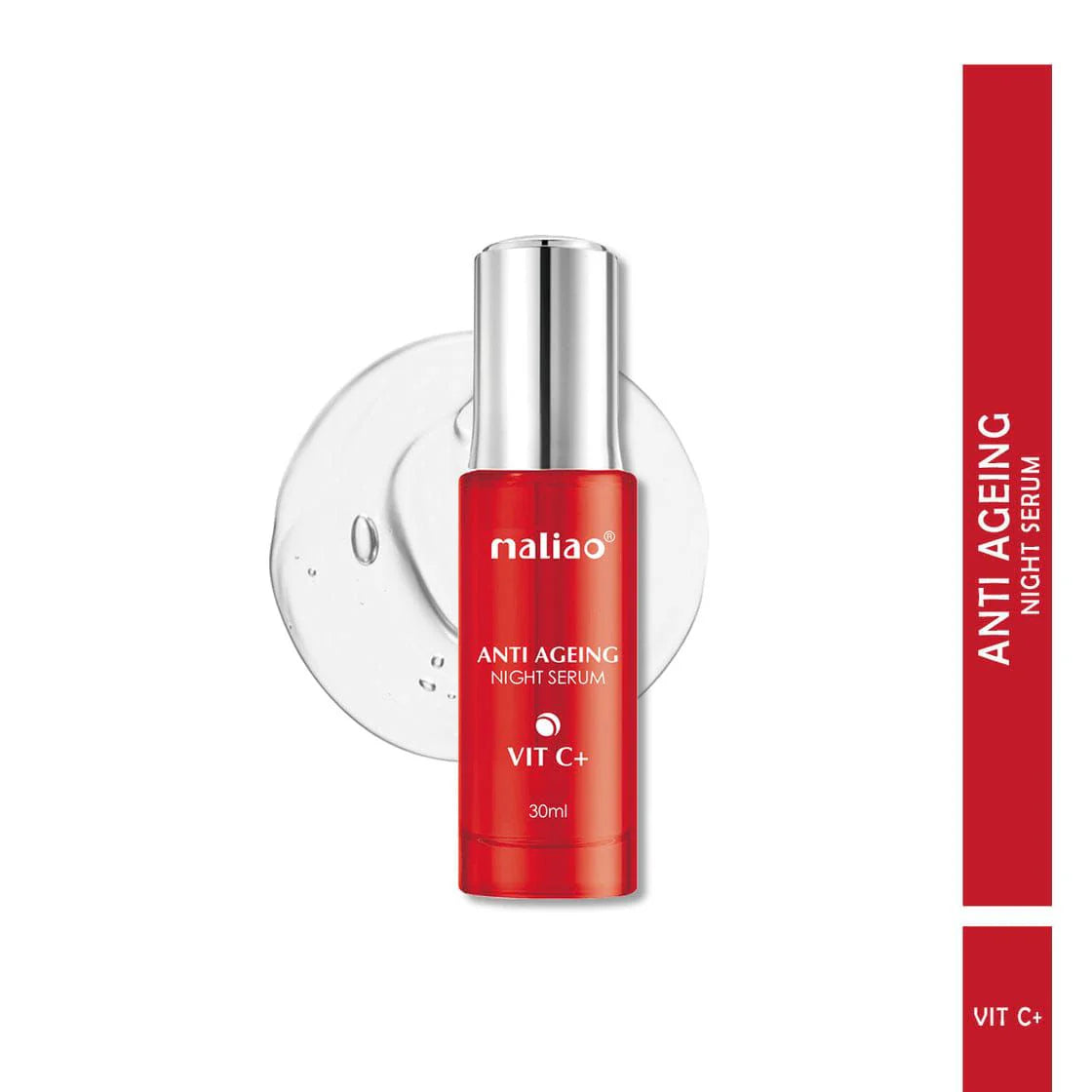 Maliao Skin Renewal And Brightening Anti Ageing Vit C+ Night Serum - 30ml