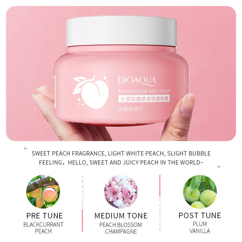 Bioaqua Peach Body Exfoliating Scrub – 250g