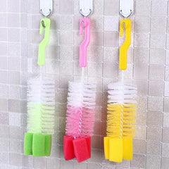 Premium 360° Rotating Bottle & Glass Cleaning Brush Each