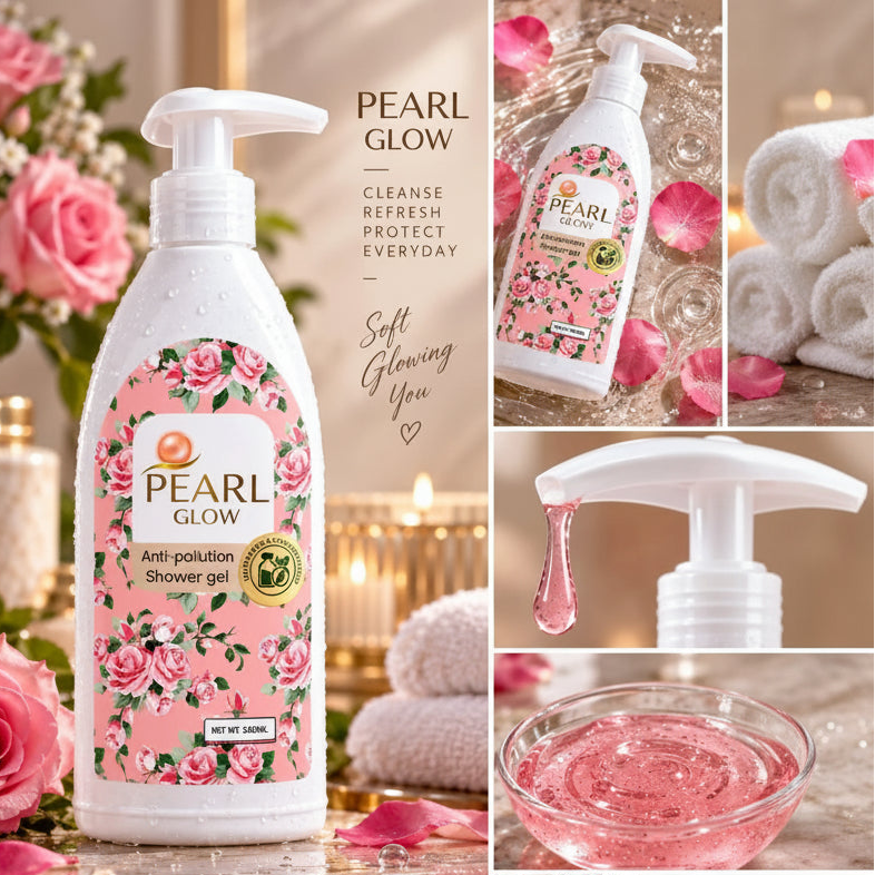 PEARL GLOW Anti-Pollution Shower Gel  - 180ml