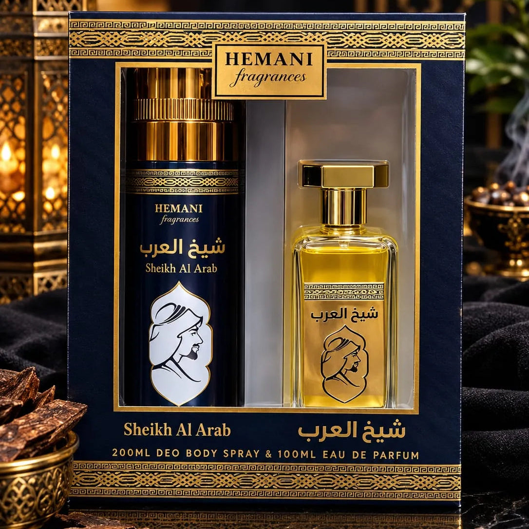 Hemani Fragrances Sheikh Al Arab Fragrance - 2 Piece Set