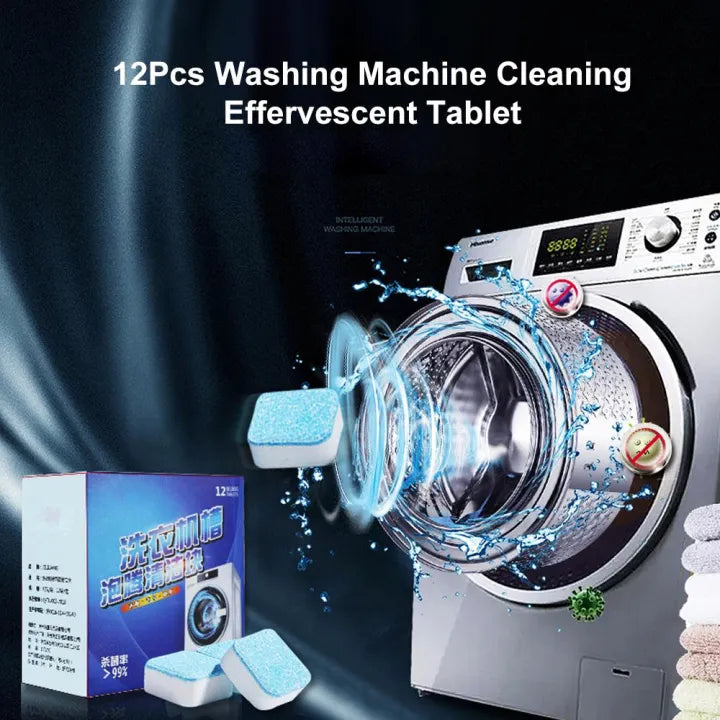 Washing Machine Cleaning Tablet - 12Pcs