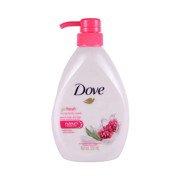 Dove Go Fresh Revive Body Wash, Pomegranate & Lemon Verbena Scent - 550ml