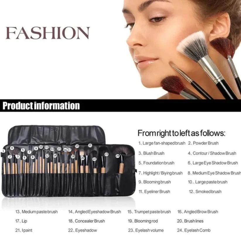 24-Piece Makeup Brush Set